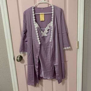 Robe & Slip Dress Set